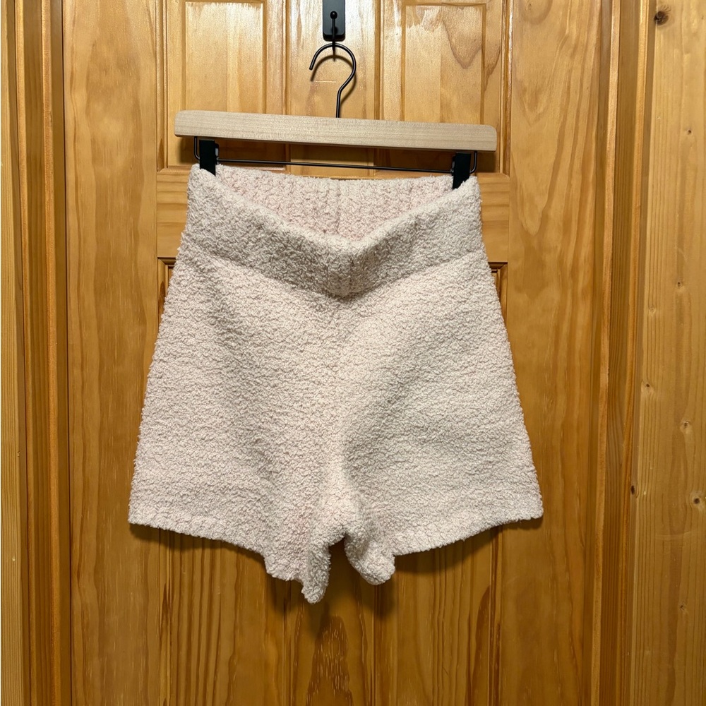 SKIMS High Waist Cream Shorts